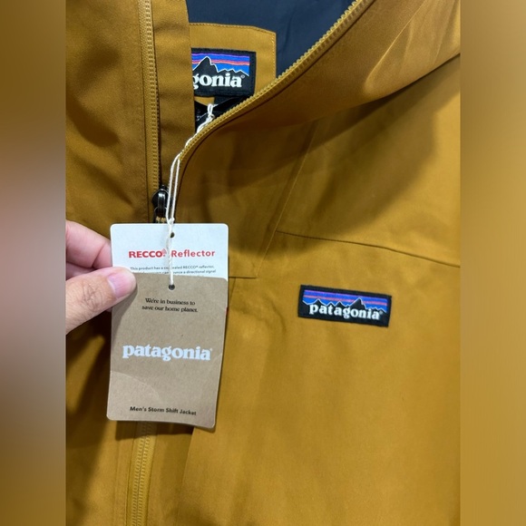 Patagonia Men's Large Storm Shift Jacket Raptor Brown NWT Ski Snowboard - Picture 5 of 16